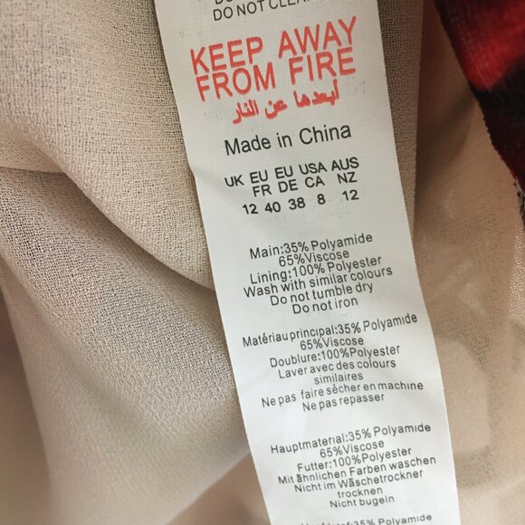 Nasty Gal Size 8 Rose Floral Devore Cowl Slip Mini Dress Party/Cocktail - Picture 8 of 15